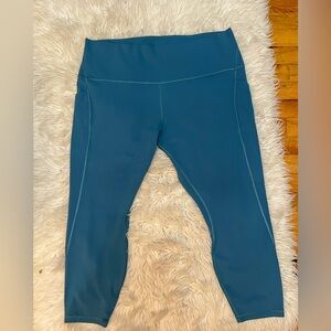 Lululemon Athletica Blue High-Waisted Leggings